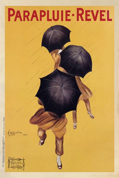 Parapluie Revel Leonetto Cappiello Vintage Advertisement Fine Art Poster Print